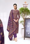 Kalki Vol 42 By Suryajyoti Jam Satin Discharge Dress Materials 